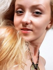 Blonde Ukranian Girl loves to pose